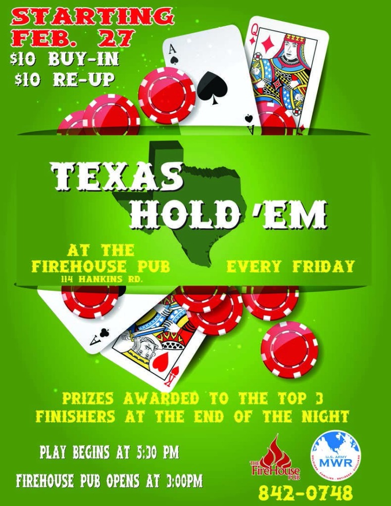 Texas Holdem weekly 15